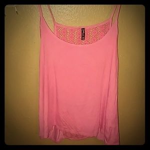 Hot pink tank top